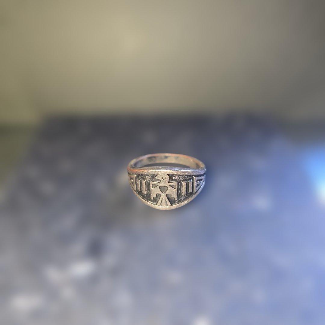 1940s フレッドハービー ヴィンテージ ナバホリング 17号 サンダーバード