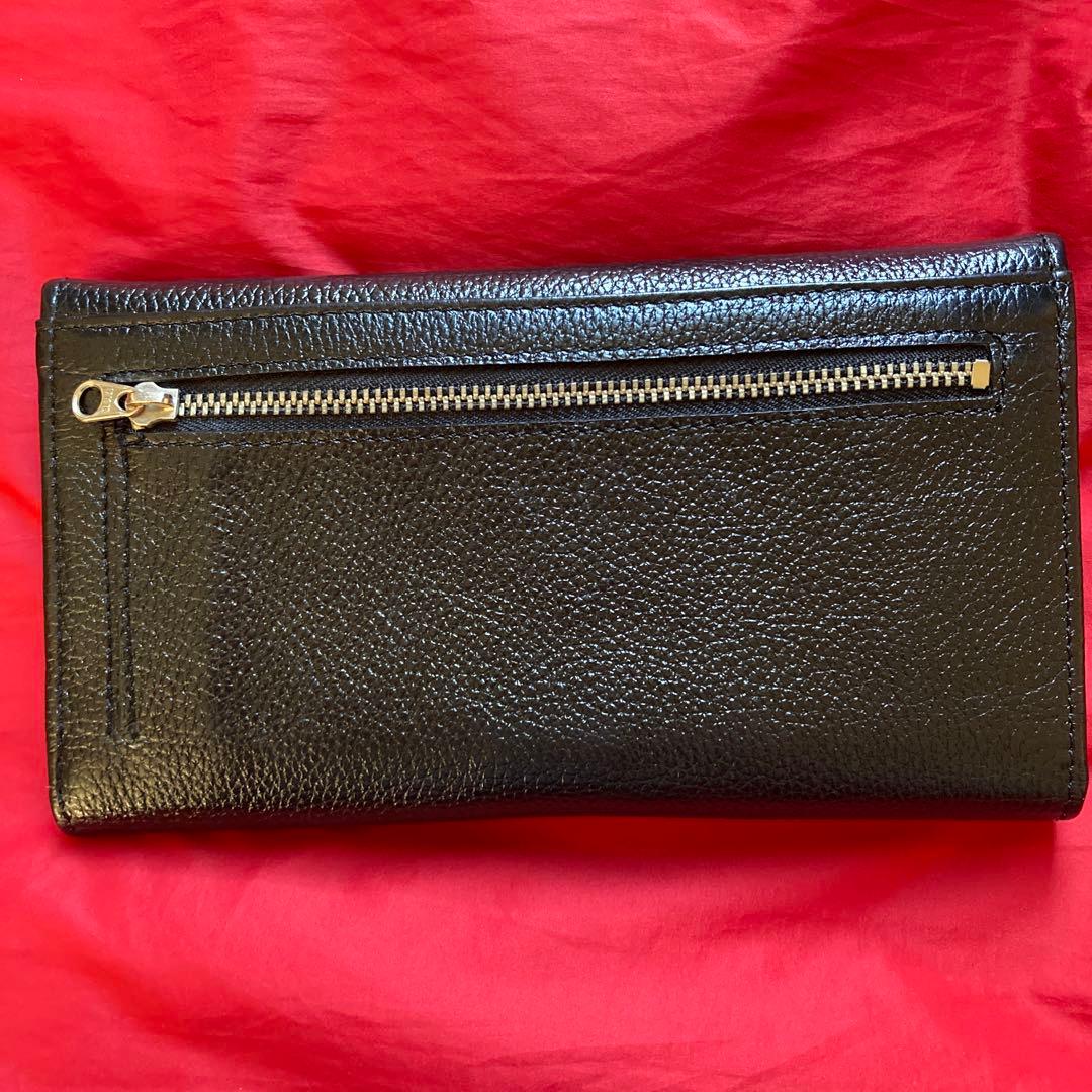 DEEP ZONE 長財布 レザー ブラック ロングウォレット レザーウォレット