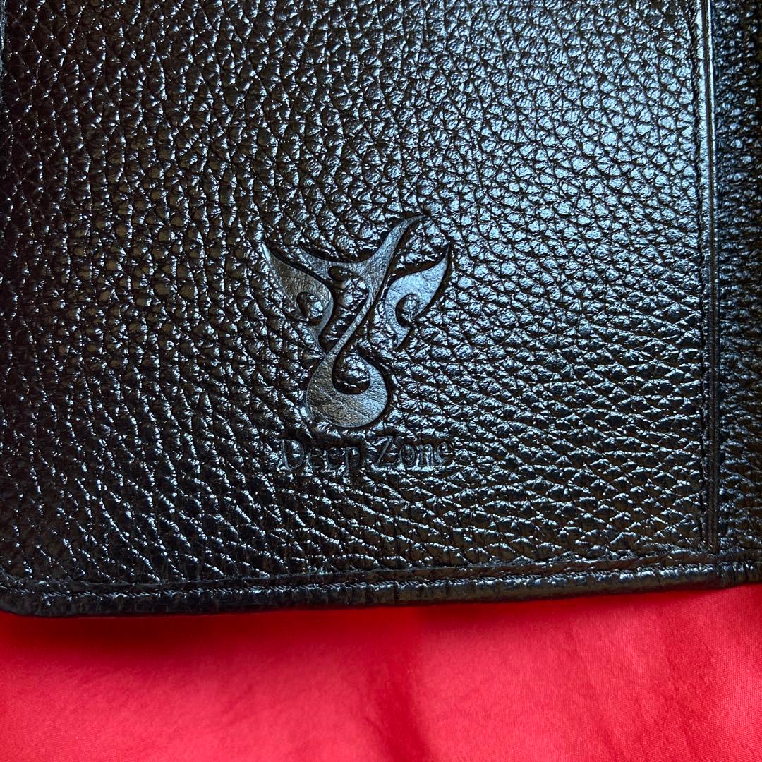 DEEP ZONE 長財布 レザー ブラック ロングウォレット レザーウォレット