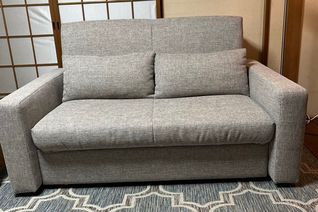 ソファベッド　ML セミダブル　大塚家具　グレー