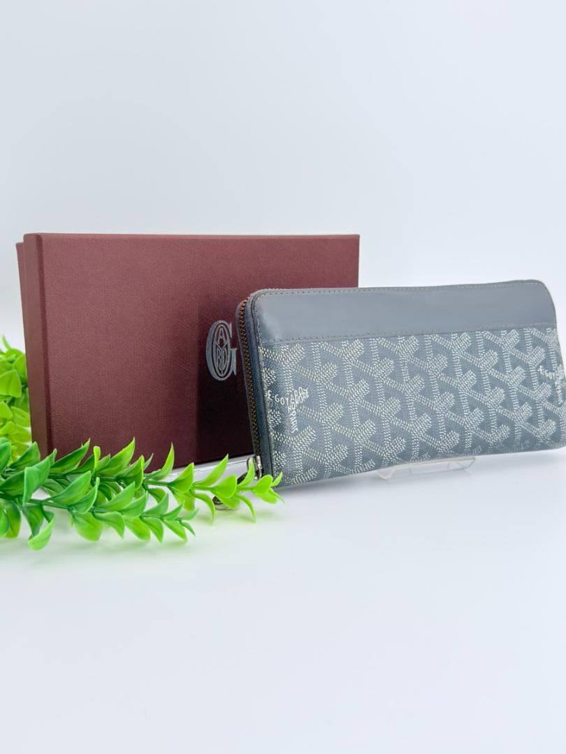 [箱付・鑑定済] GOYARD マティニョンGM ラウンドファスナー 長財布