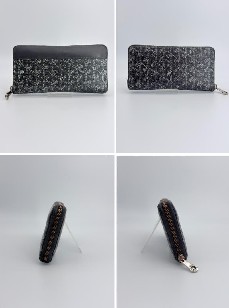 [箱付・鑑定済] GOYARD マティニョンGM ラウンドファスナー 長財布