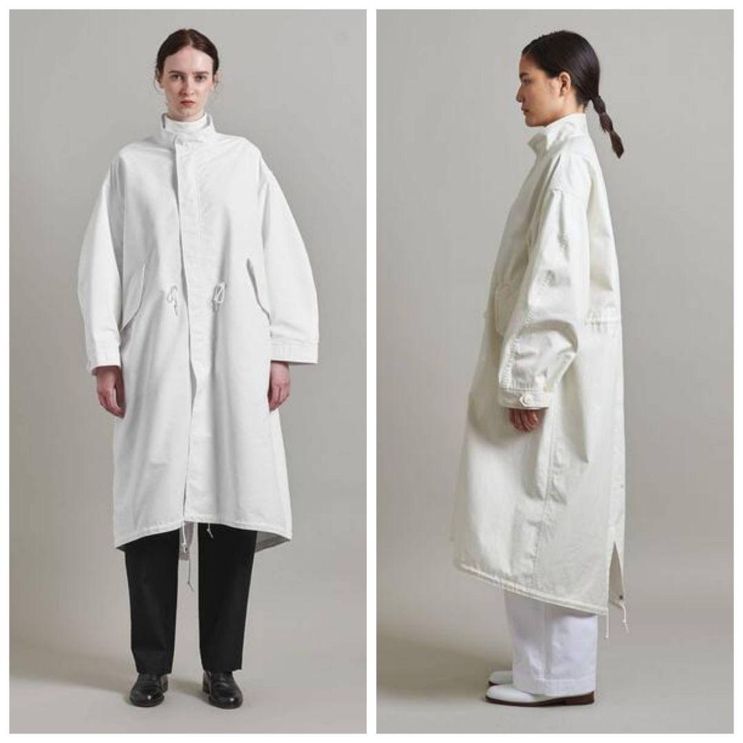 LOEFF ロエフ　スタンドカラー　ミリタリーコート　ロングコート　ユニセックス