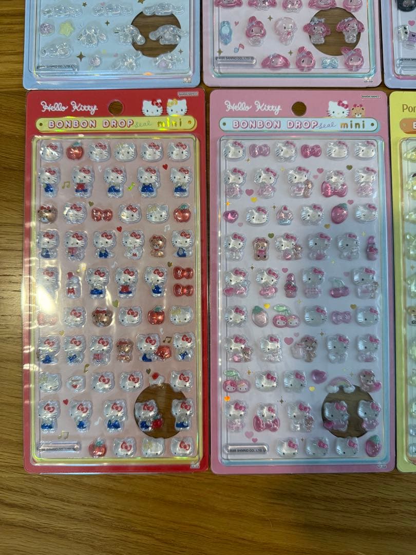 サンリオmini 正規品 8種類セット ボンドロ ボンボンドロップシール
