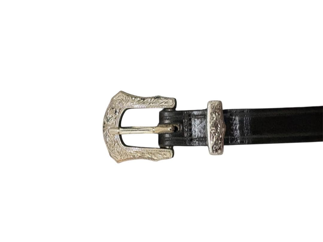 TORY LEATHER/トリーレザー 3ピースシルバーバックルベルト