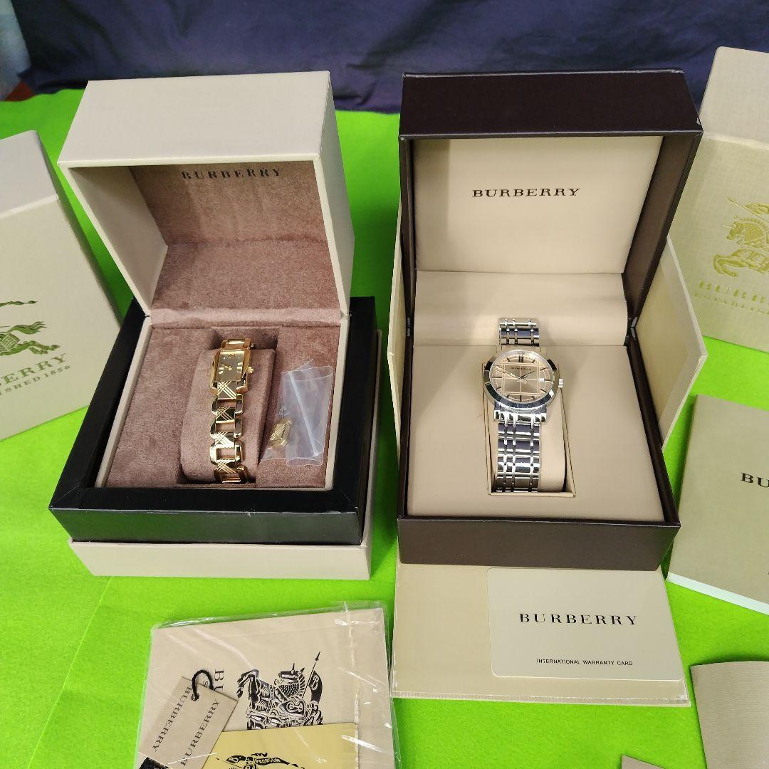 BURBERRY 腕時計 シルバー ゴールド 付属品あり