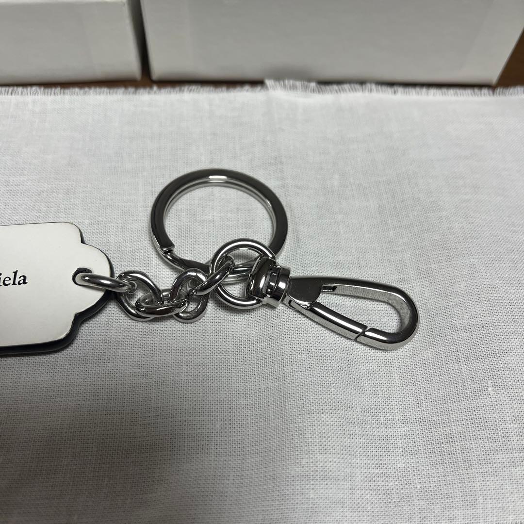 Maison Margiela 4ステッチ レザーキーリング
