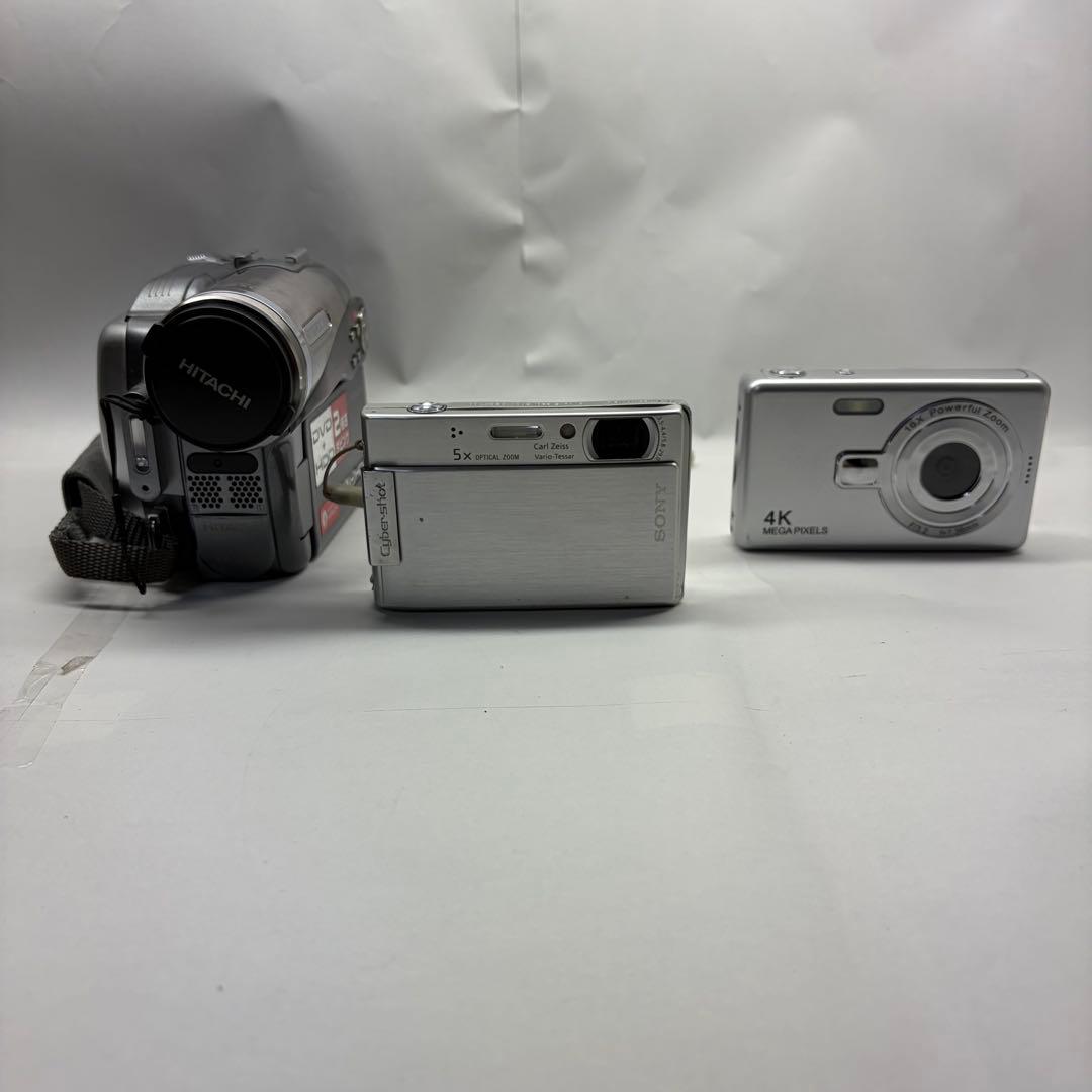 SONY Cyber-shot他 デジカメ2台＋ビデオカメラ まとめ