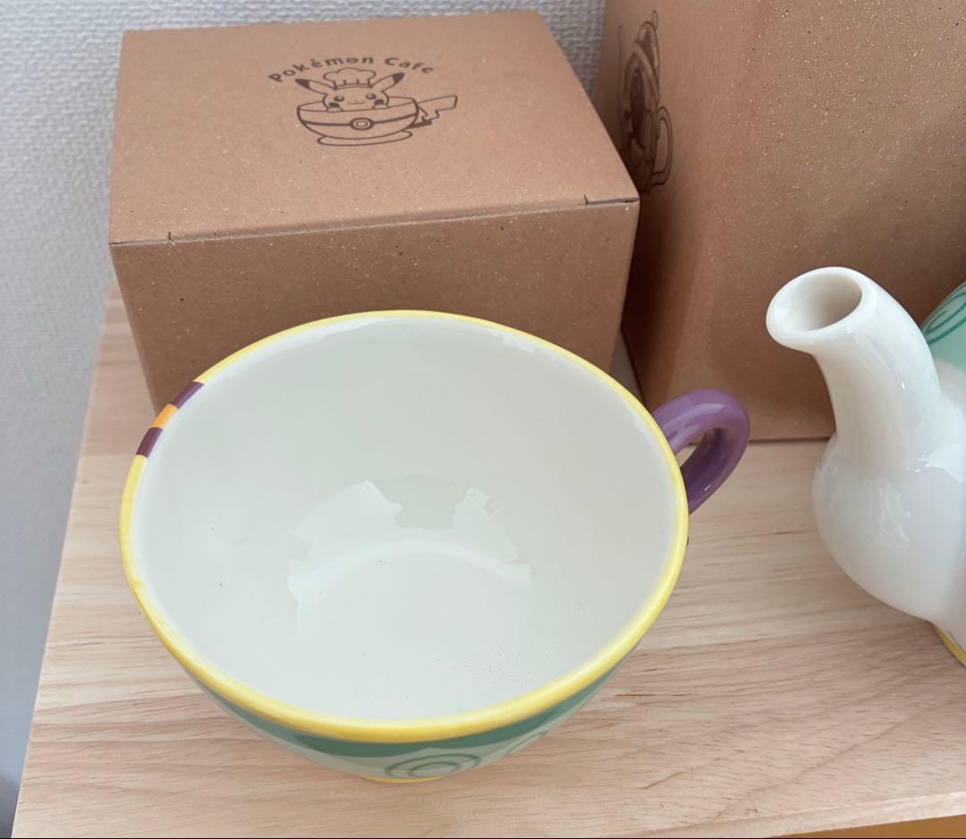 ポケモンカフェ ポットデス ティーポット　ヤバチャ ティーカップ