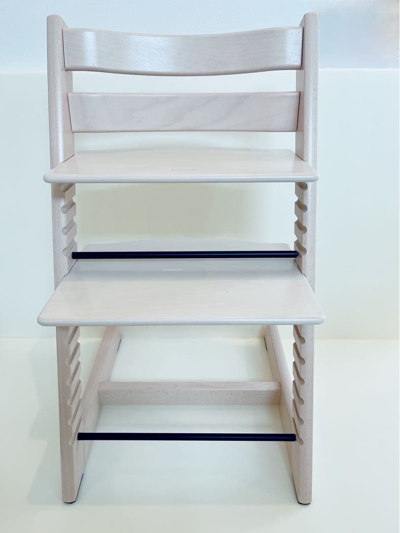 TRIPP TRAPP トリップトラップ　ハイチェア　ホワイトウォッシュ　美品
