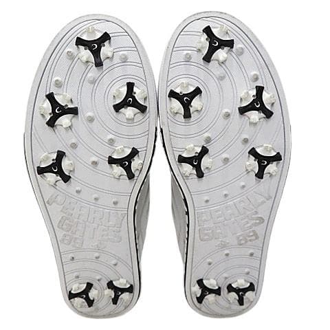 【美品】PEARLY GATES ゴルフシューズ サイズ24.5 [M5876]