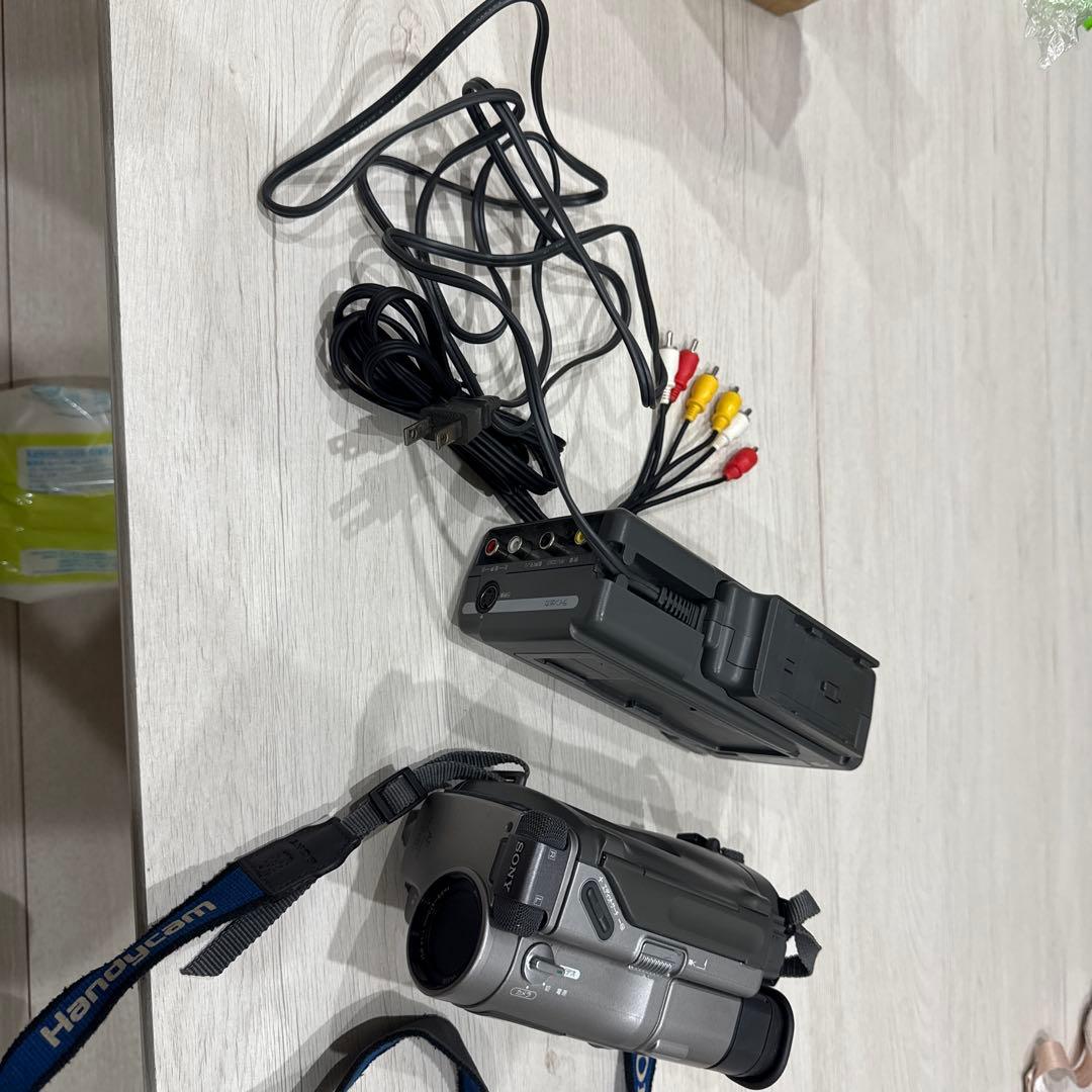 【動作確認済】高画質 Hi8 8ミリ ビデオカメラ SONY ステーションセット
