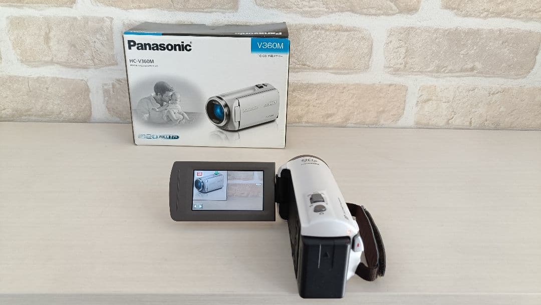 【美品♪】Panasonic FULL HD ビデオカメラ HC-V360M