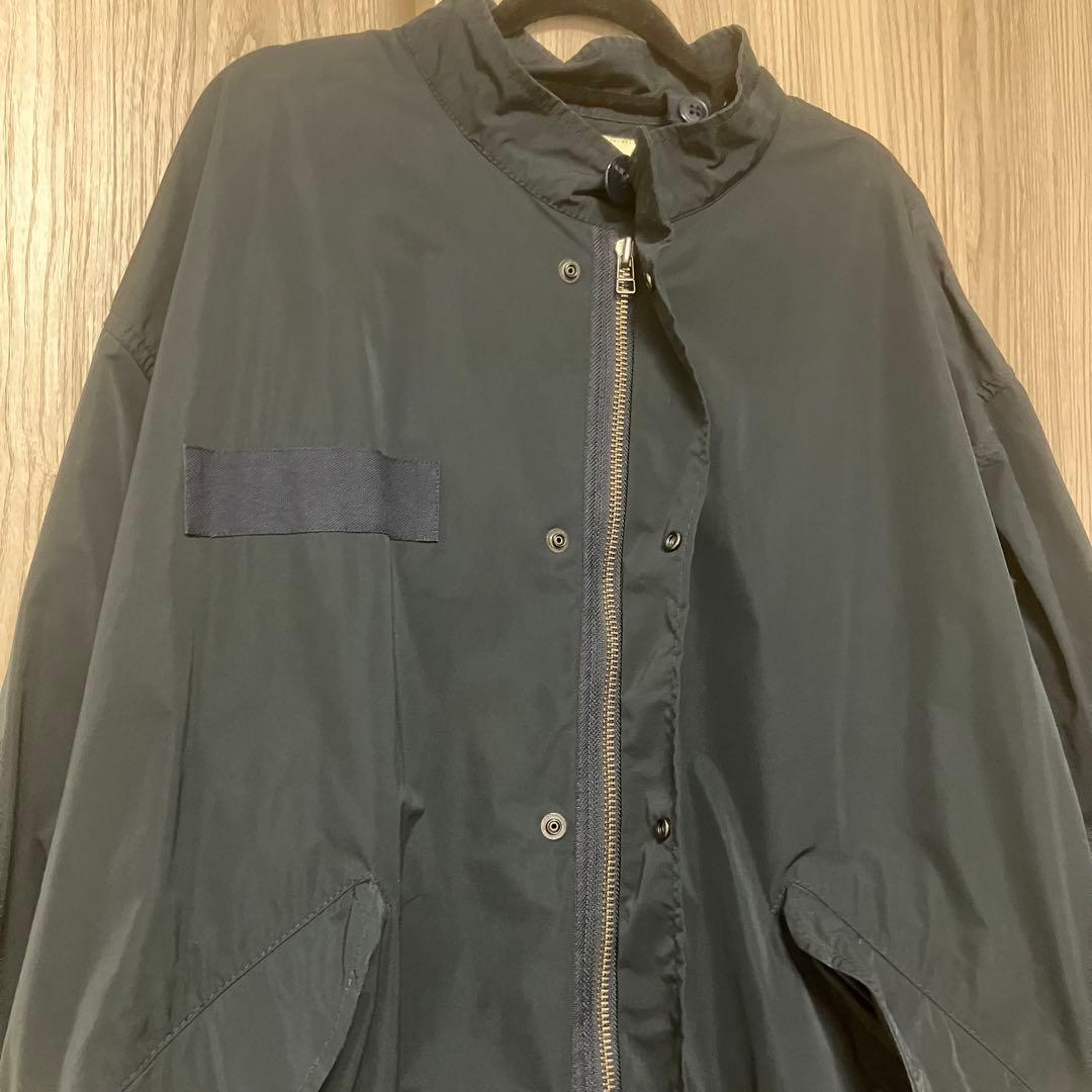 BEAMS BOY ネイビー モッズコート　SOLOTEX