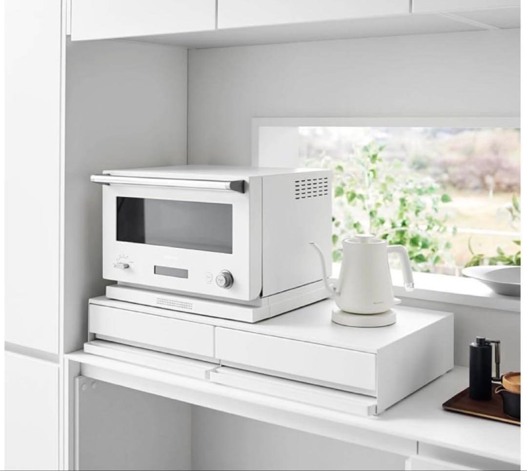 【美品】Yamazaki 収納ボックス ホワイト 幅80cm