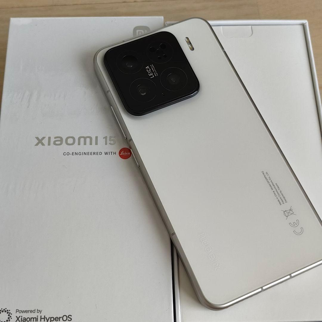 Xiaomi 15 ホワイト 12GB/256GB SIMフリー 日本国内正規品
