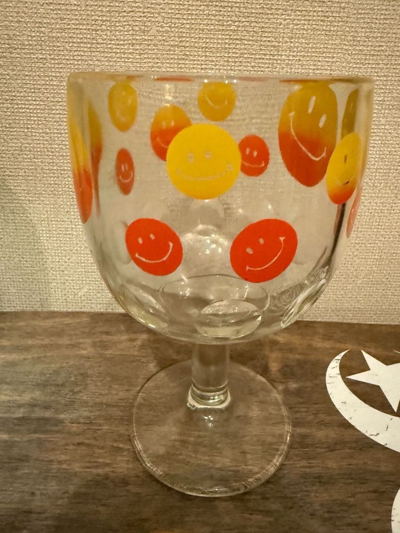 スマイリーフェイス グラスとマグカップセット