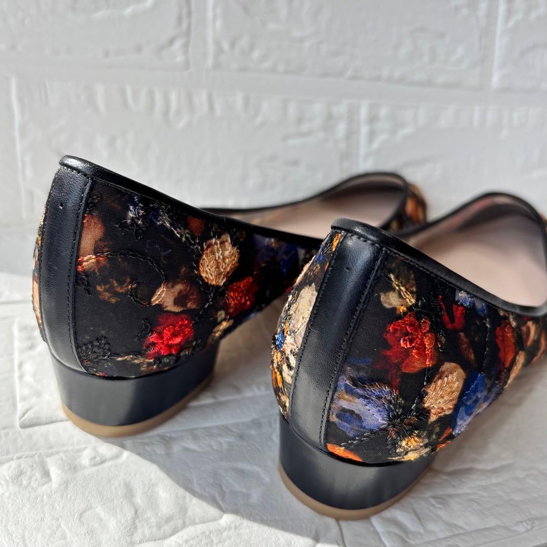 ✨新品未使用✨DIANA 絵画シリーズ ブリューゲル パンプス 黒 24.5