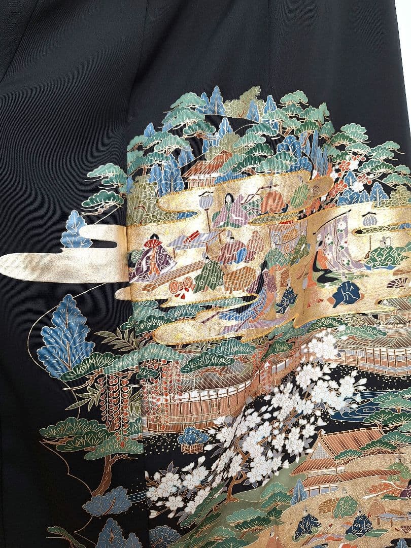 着物リメイクワンピース3679