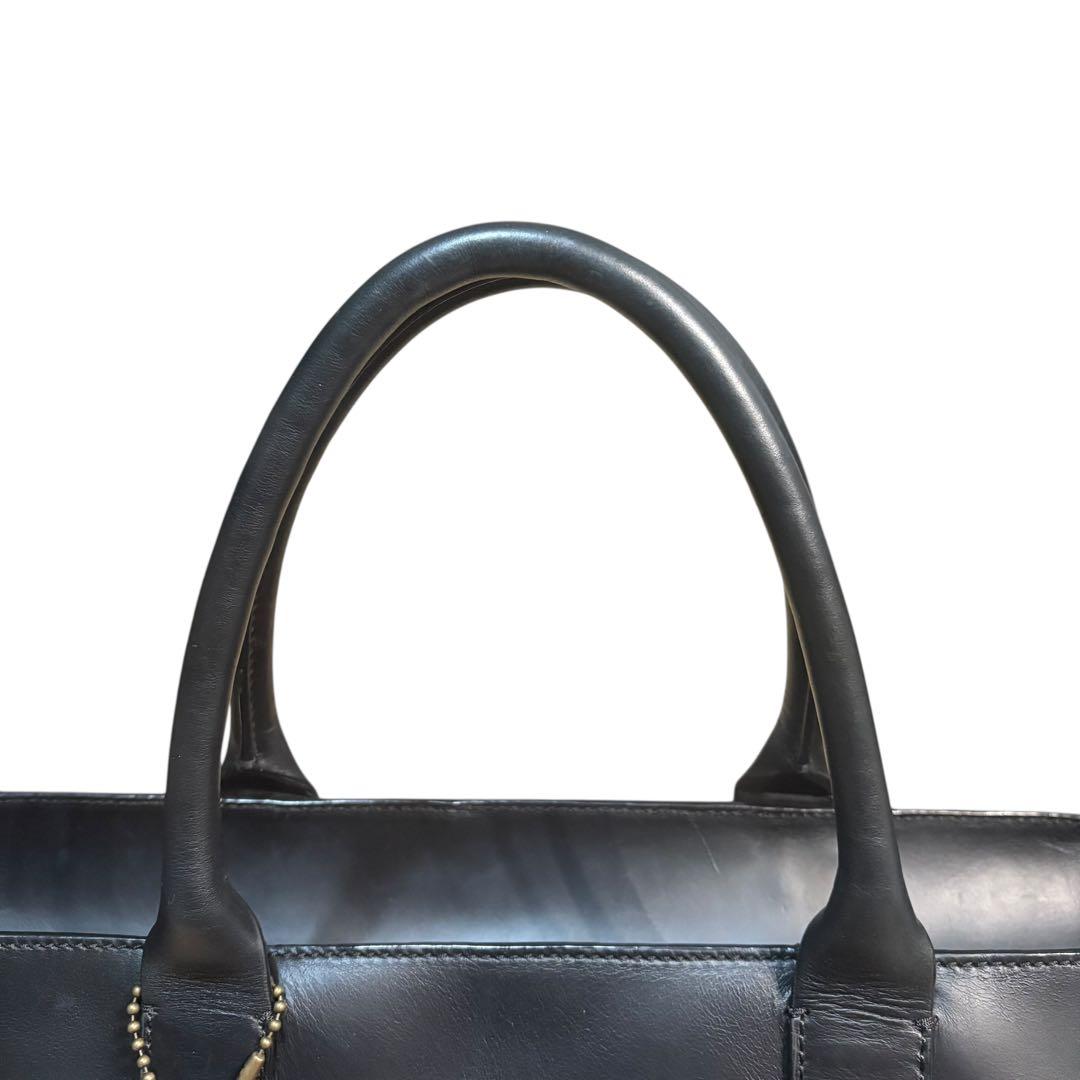 コーチ トートバッグ 大容量 オールレザー ブラック 本革 F71502