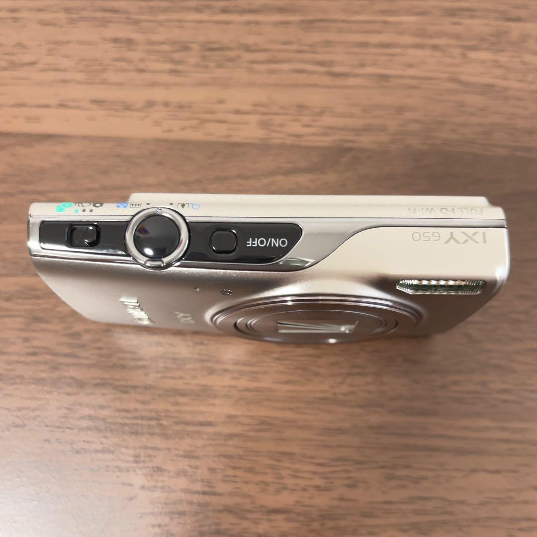 【美品】 Canon IXY650 純正バッテリー 新品充電器 ケース等付き