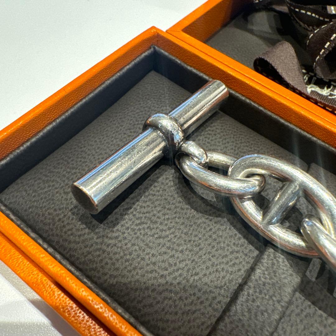 エルメス HERMÈS TGM12コマ　シェーヌダンクル ブレスレット