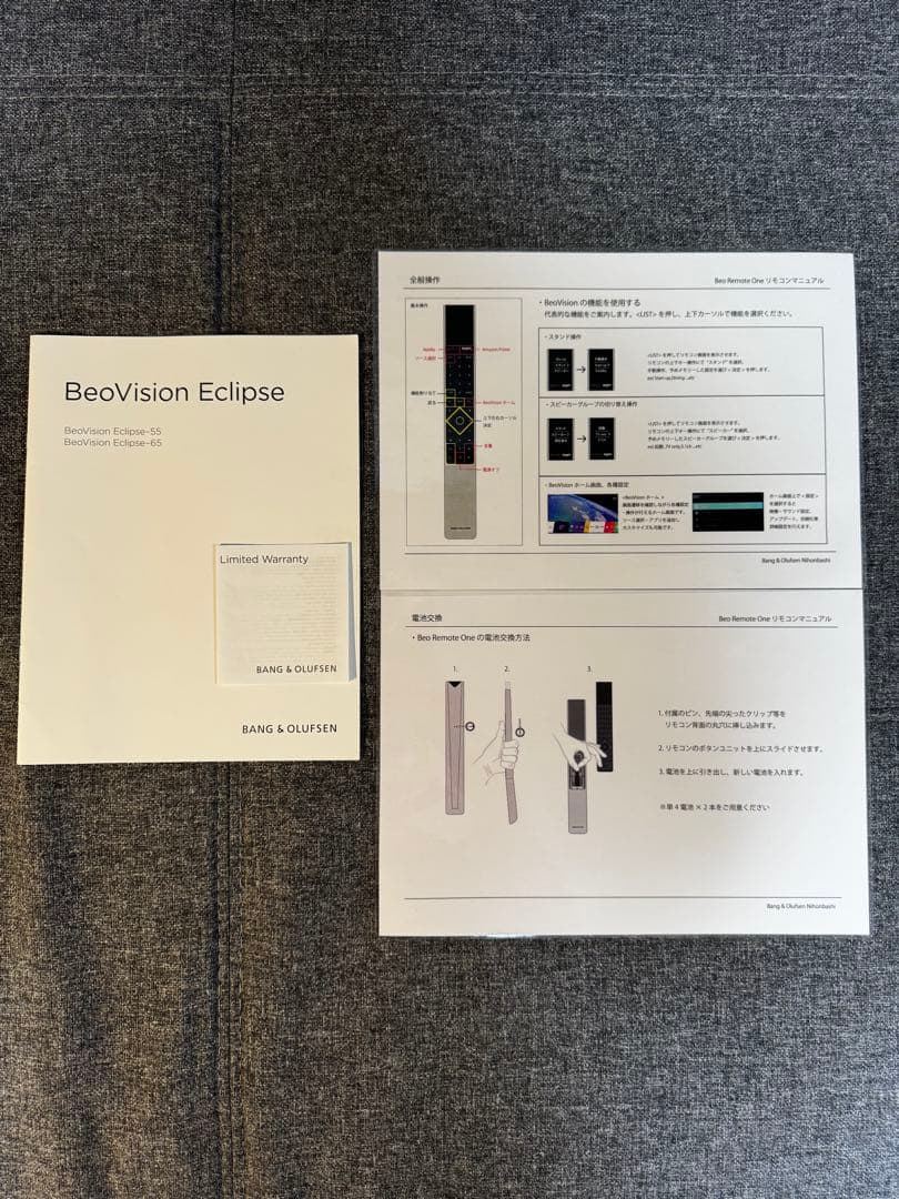 【ec09085 】Bang & Olufsen Eclipse 55型