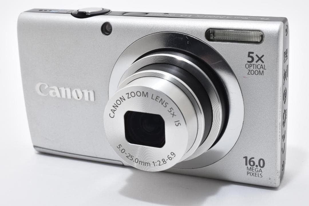 Canon PowerShot A2400 コンパクトデジタルカメラ シルバー