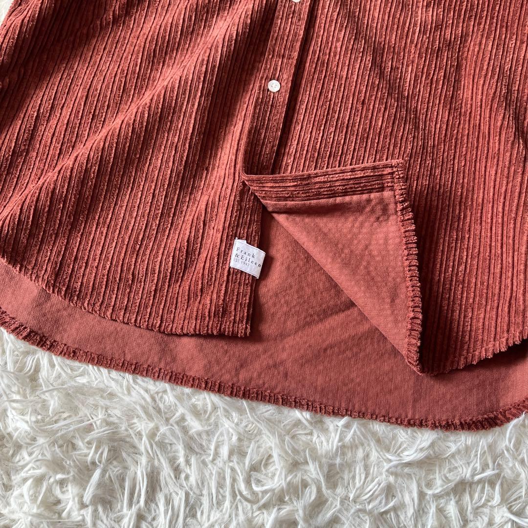 【希少✨】フランクアンドアイリーン　Eileen　コーデュロイシャツ　XL相当