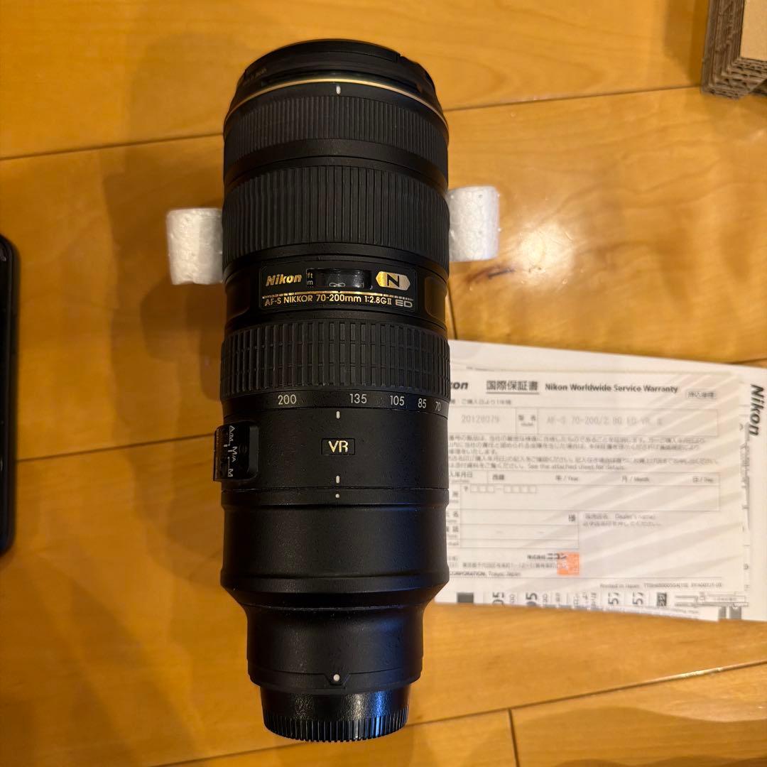 美品Nikon AF-S NIKKOR 70-200 f/2.8 ED VR Ⅱ