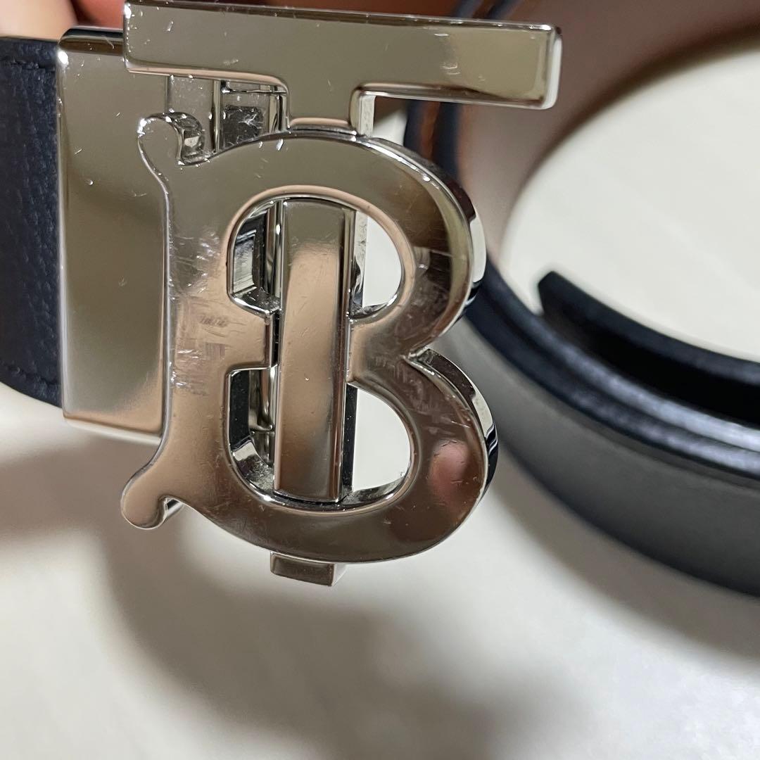 BURBERRY TBロゴ ベルト リバーシブル 38/95 メンズ