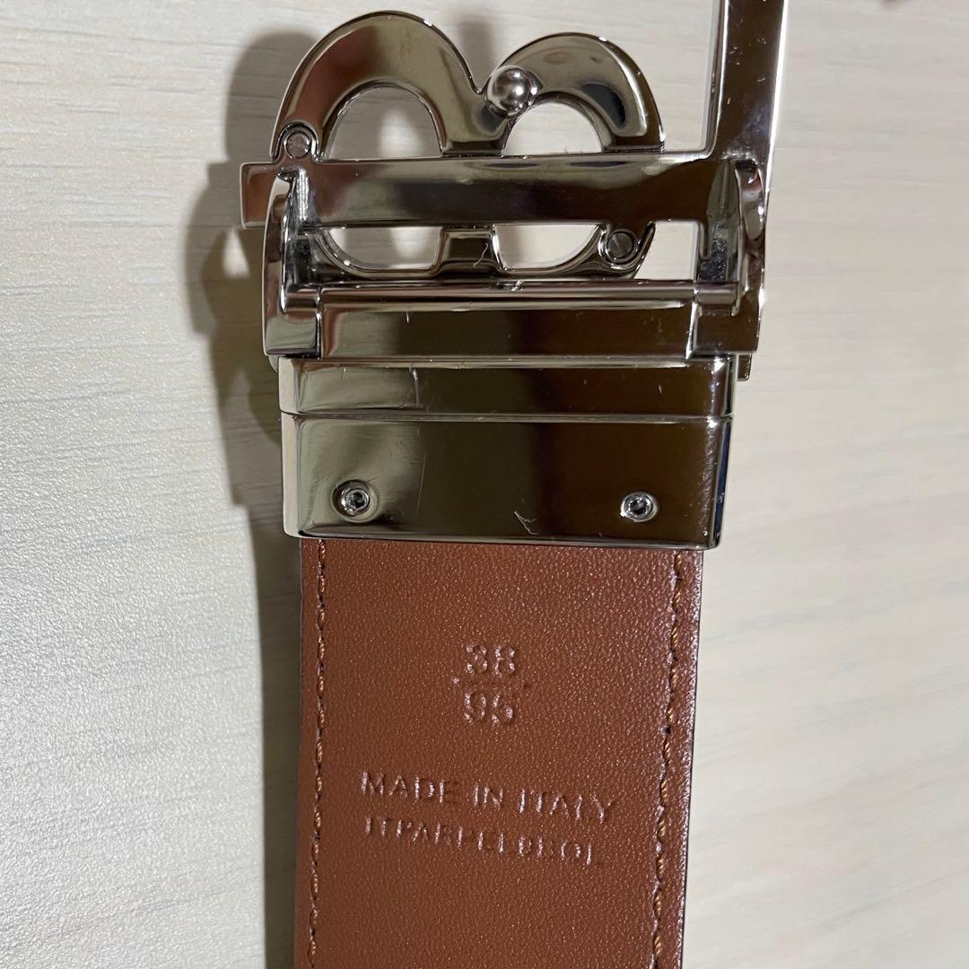 BURBERRY TBロゴ ベルト リバーシブル 38/95 メンズ