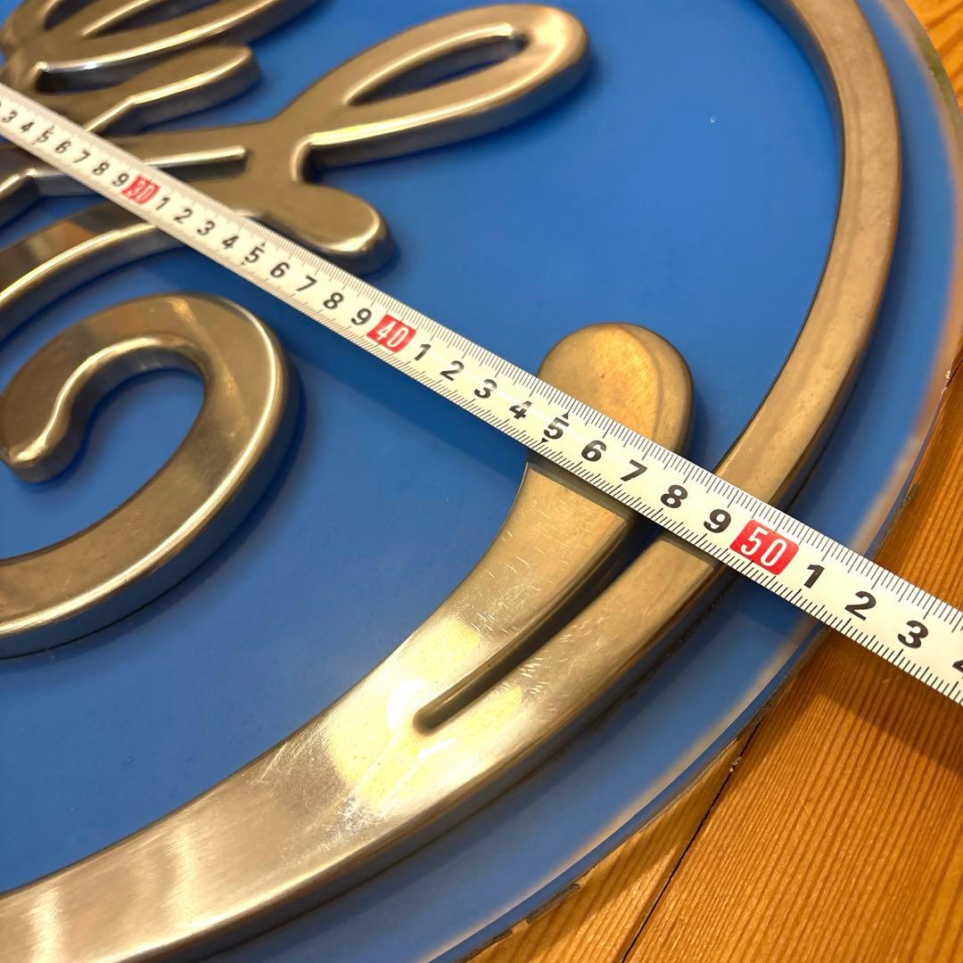 60年代　ゼネラルエレクトリック ロゴ　看板　USA サイン　ガレージ 店舗用