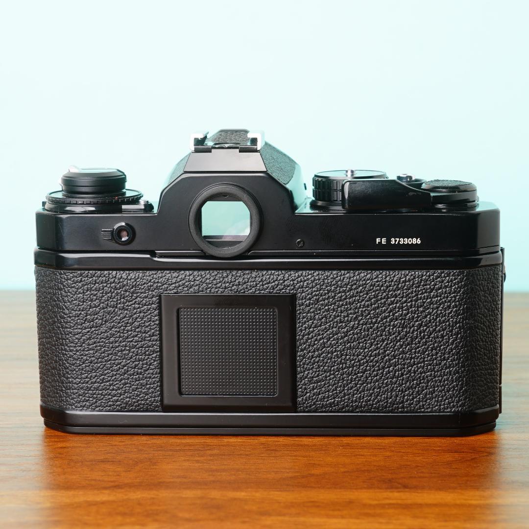 [美品] 完動品◎ニコン FE ブラック フィルムカメラ 防湿庫管理 #86