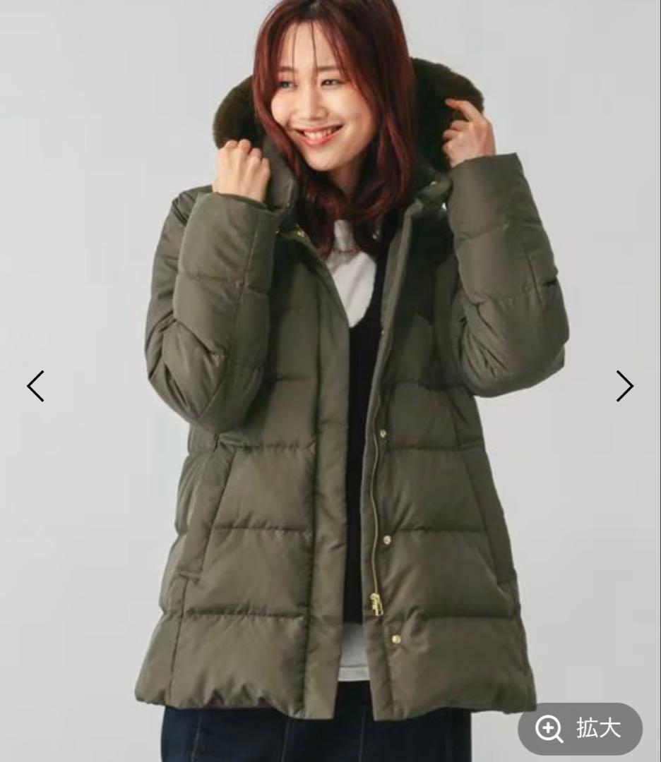 グローバル　ウツクシルエット　ダウンジャケット