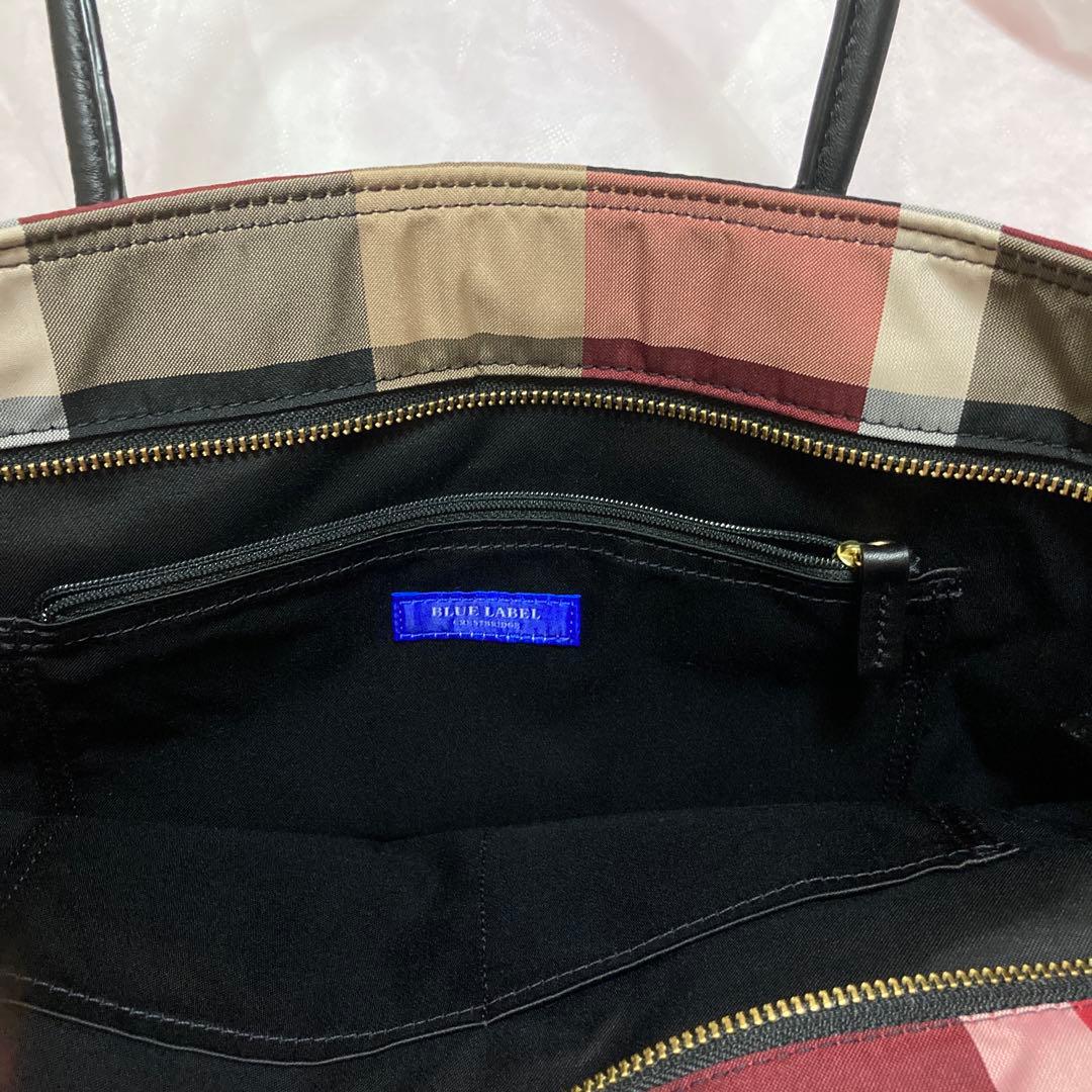週末特価！BLUE LABEL チェック柄 マザーズバッグ