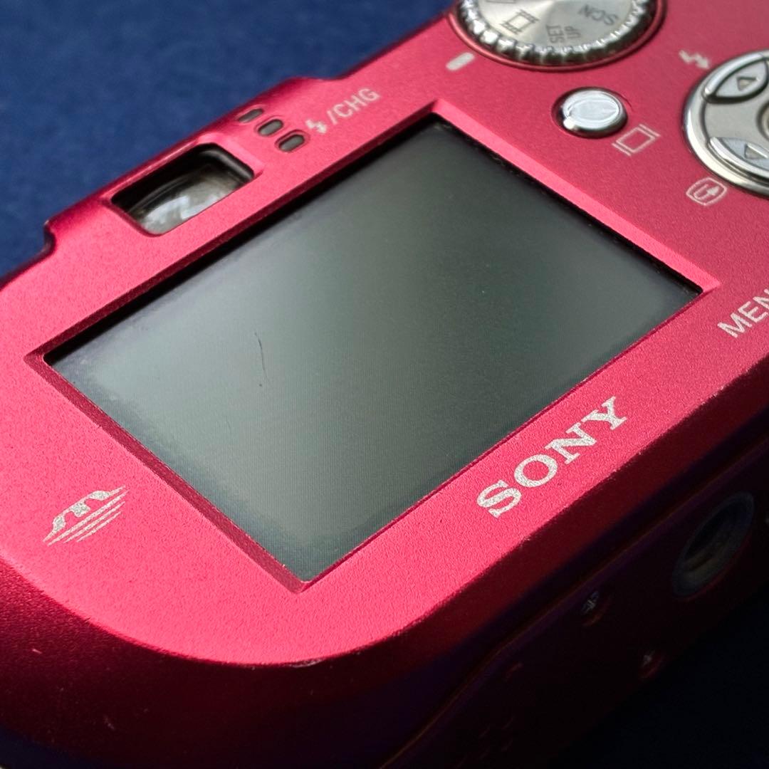 【美品】SONY Cyber-shot DSC-P100赤【箱付き／完動品】