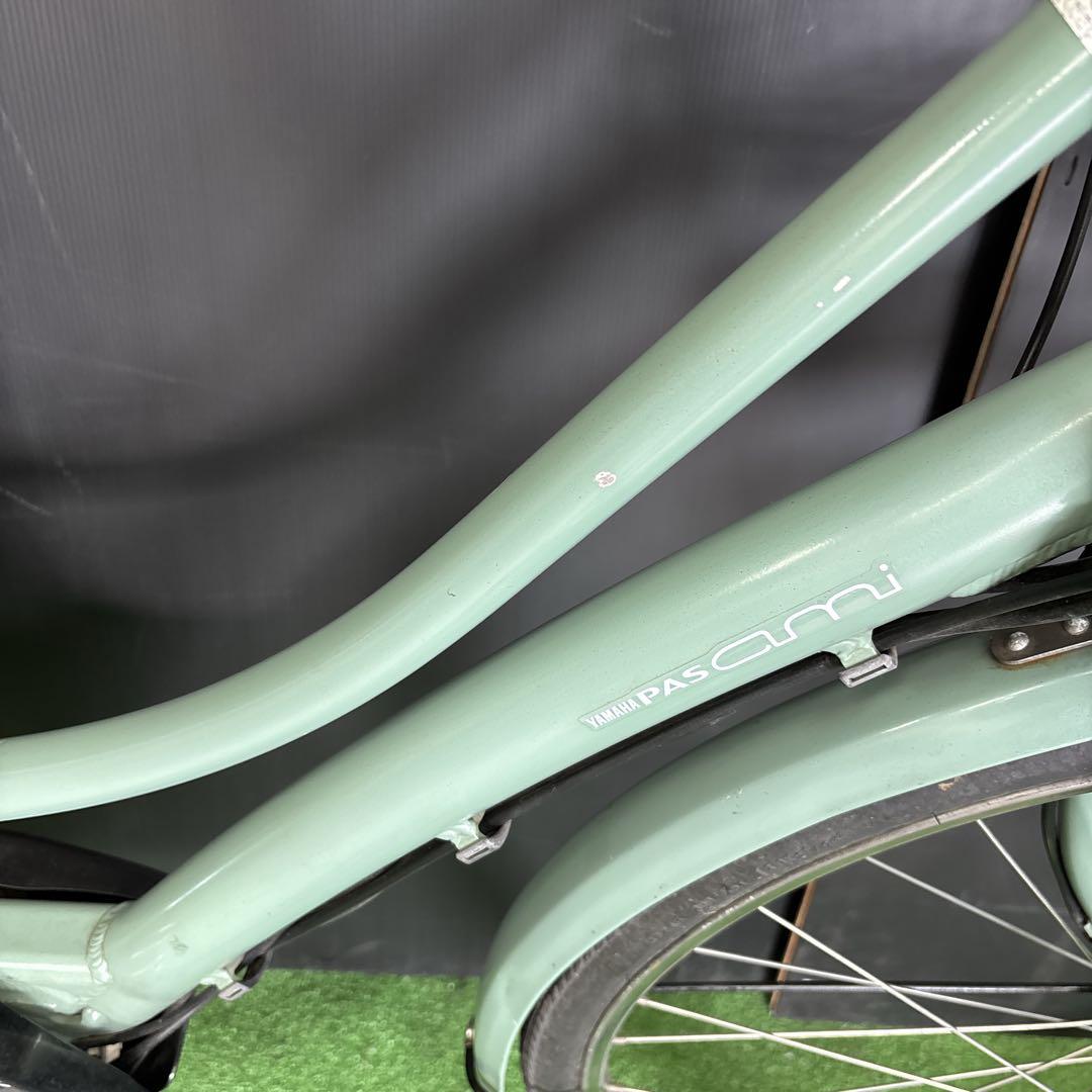 電動自転車 YAMAHA PAS ami グリーン　48★