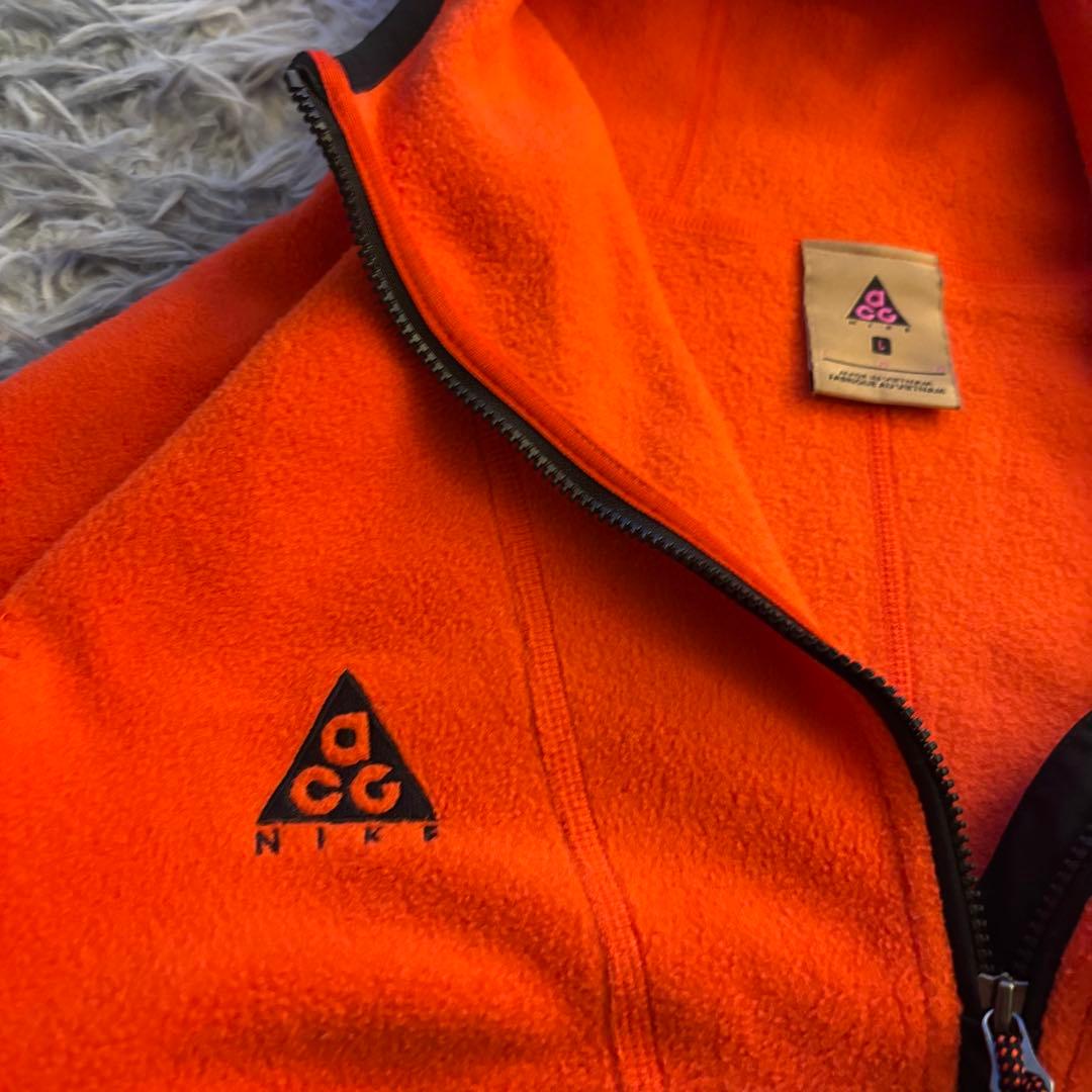 ヒ*ノ様 NIKE ACG アノラックパーカー　美品　フリースジャケット　短丈