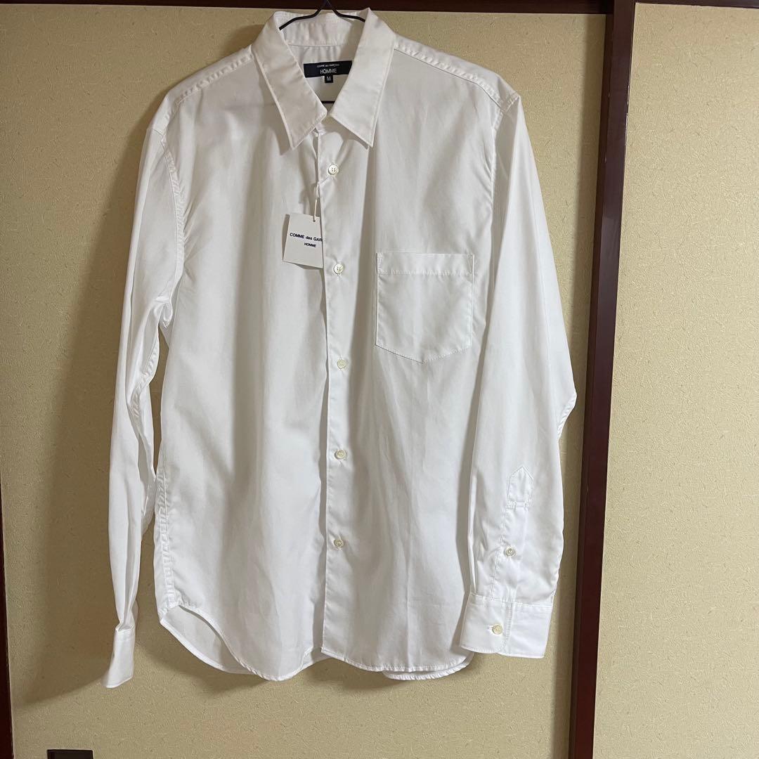 COMME des GARÇONS HOMME M ホワイト長袖シャツ