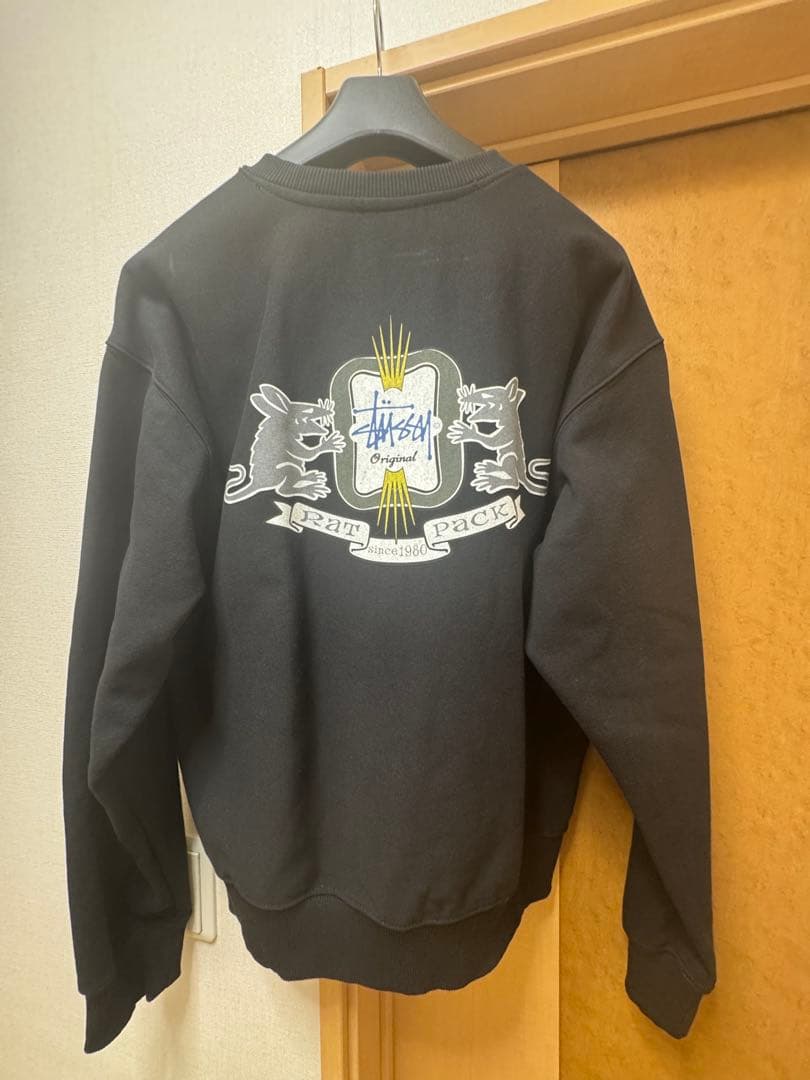 Stussy ブラック Lサイズ スウェット