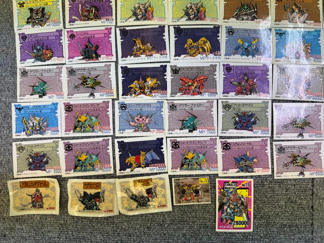 ガン消し　シール　約200枚セット 武者頑駄無 ガンドランダー　他