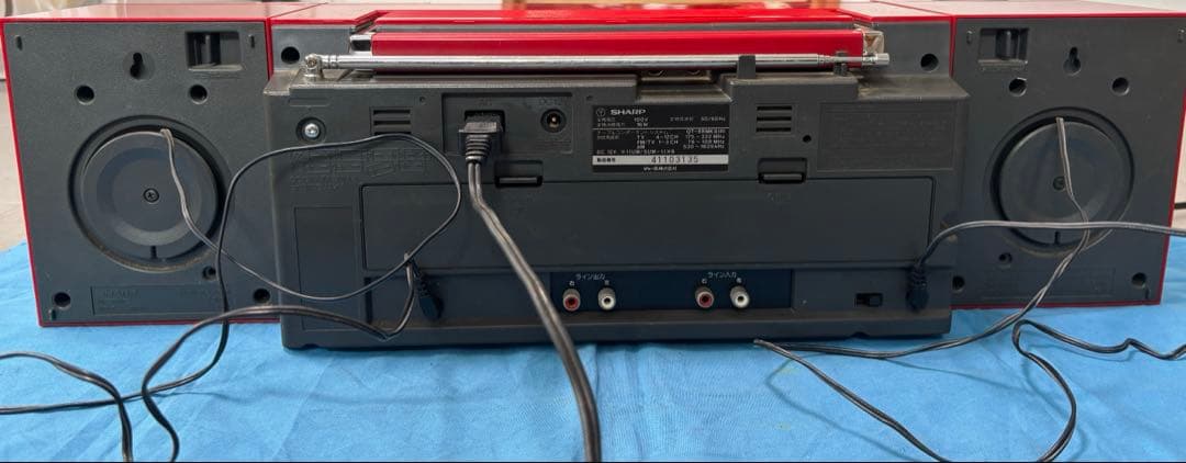 SHARP QT-88 Mk II ラジカセ　昭和レトロ