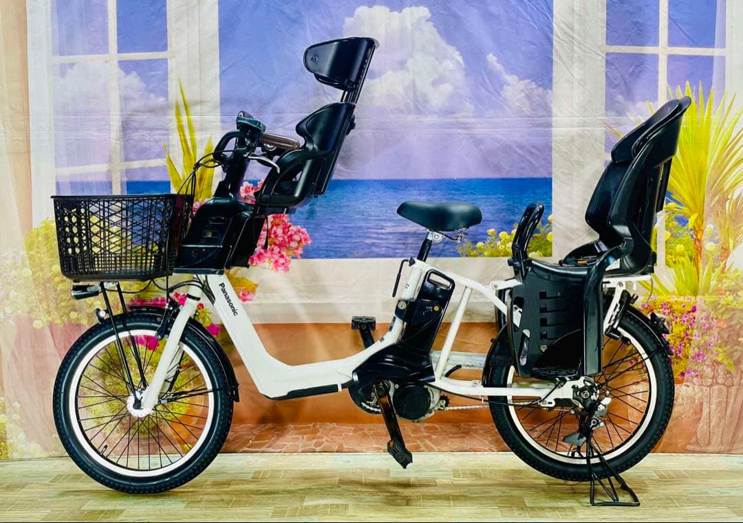 ギュットアニーズ⭐️13AH！パナソニック子供乗せ電動アシスト自転車Y3121