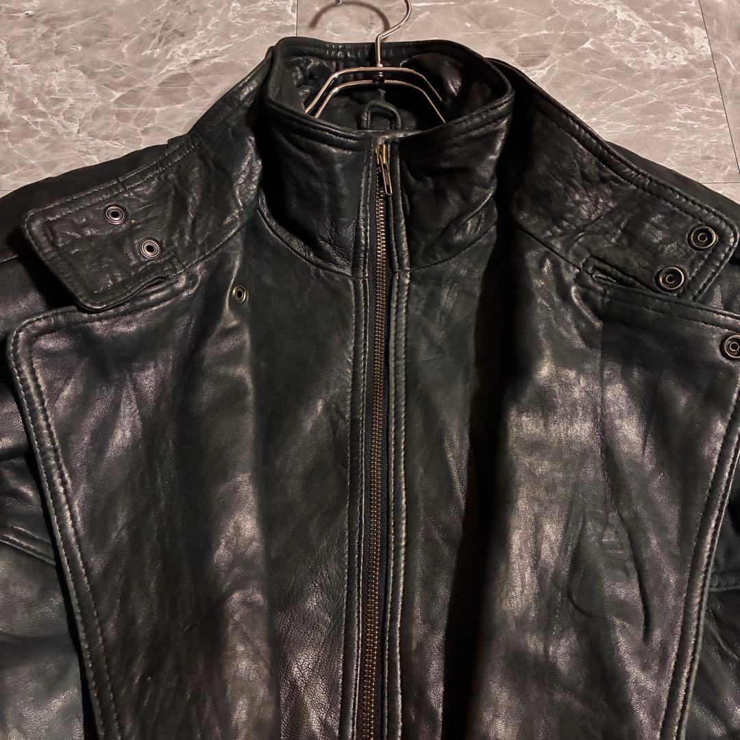 【希少】90s TANNERY WEST ヴィンテージ リアルレザージャケットM