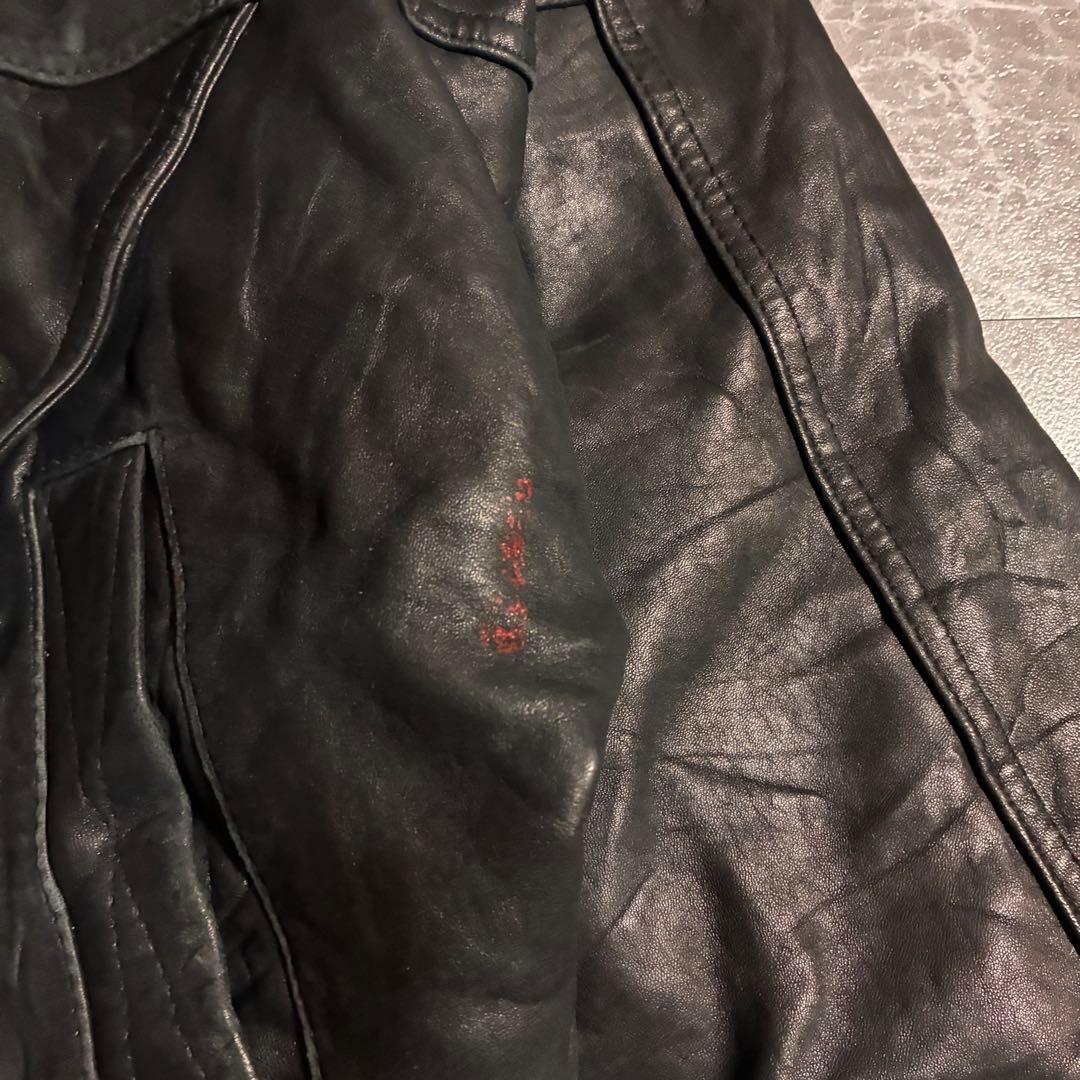 【希少】90s TANNERY WEST ヴィンテージ リアルレザージャケットM