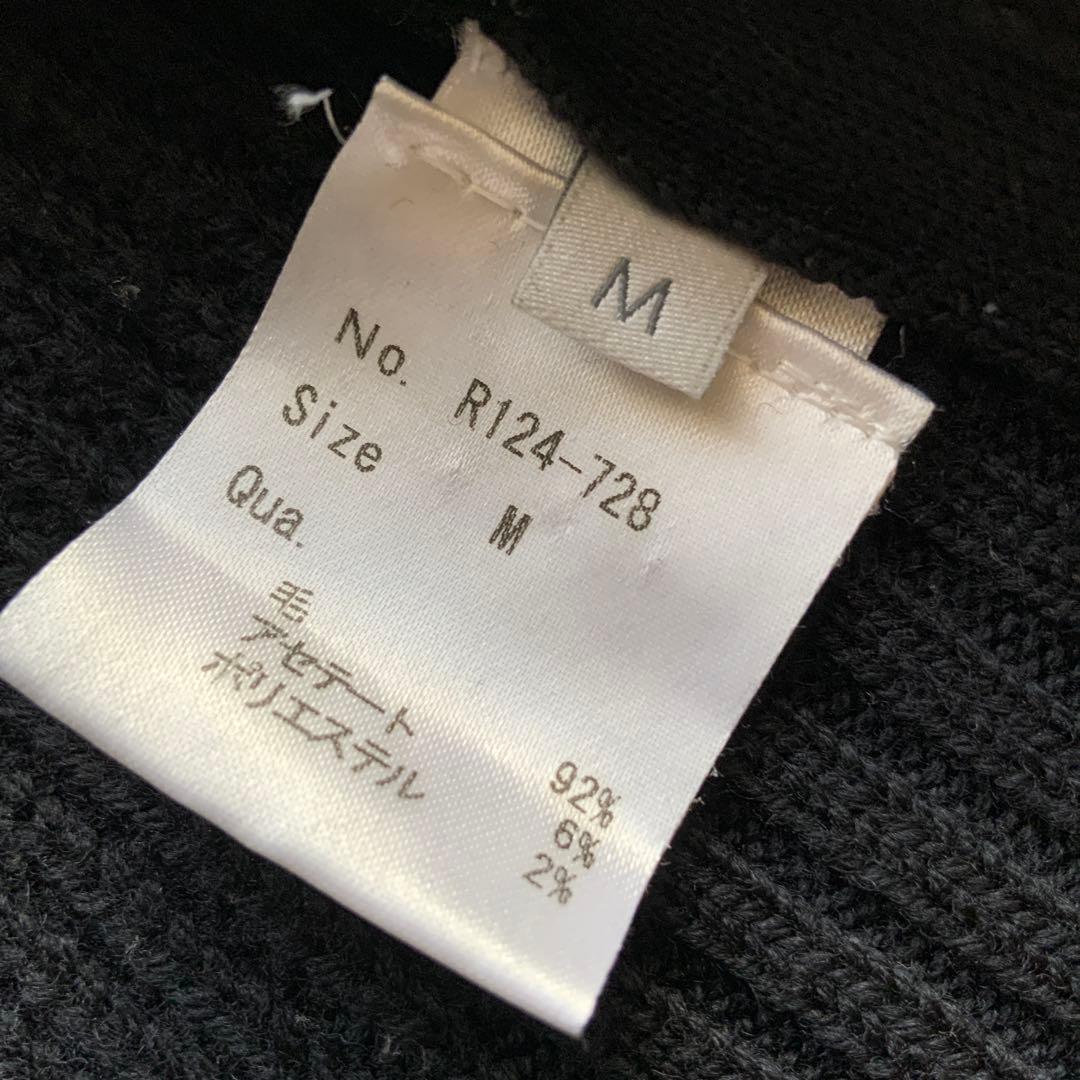 超高級イタリア製　PROENZA SCHOULER ウールニットM黒×ゴールド