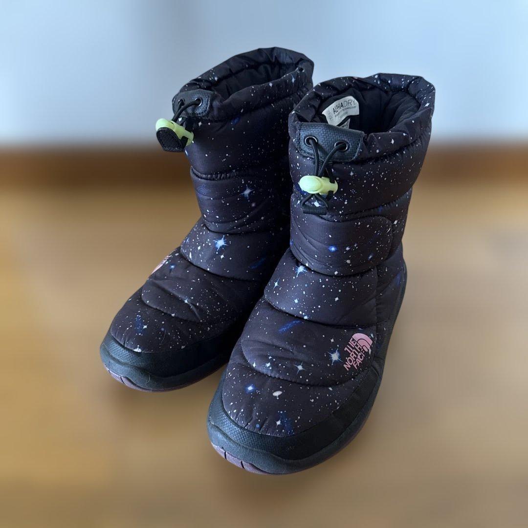 希少✨　美品　ノースフェイス　エックスガール　コラボ　ヌプシブーティ　25 宇宙