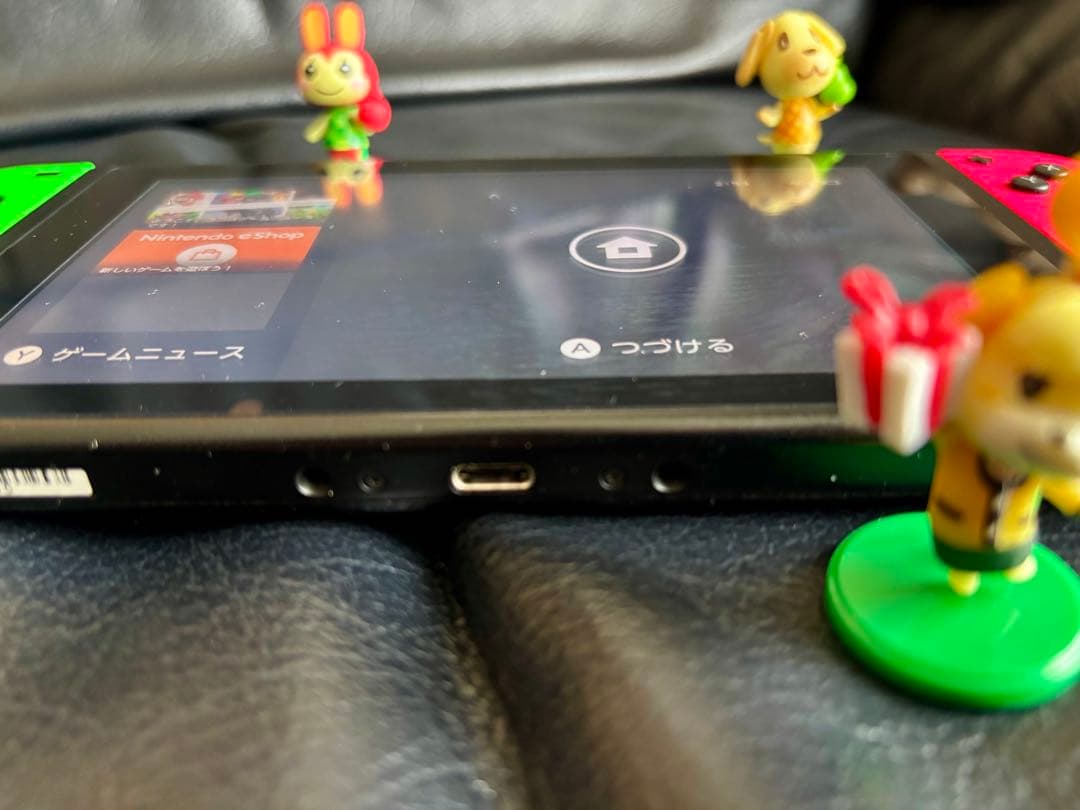 Nintendo Switch グリーン・ピンクジョイコン正常動作