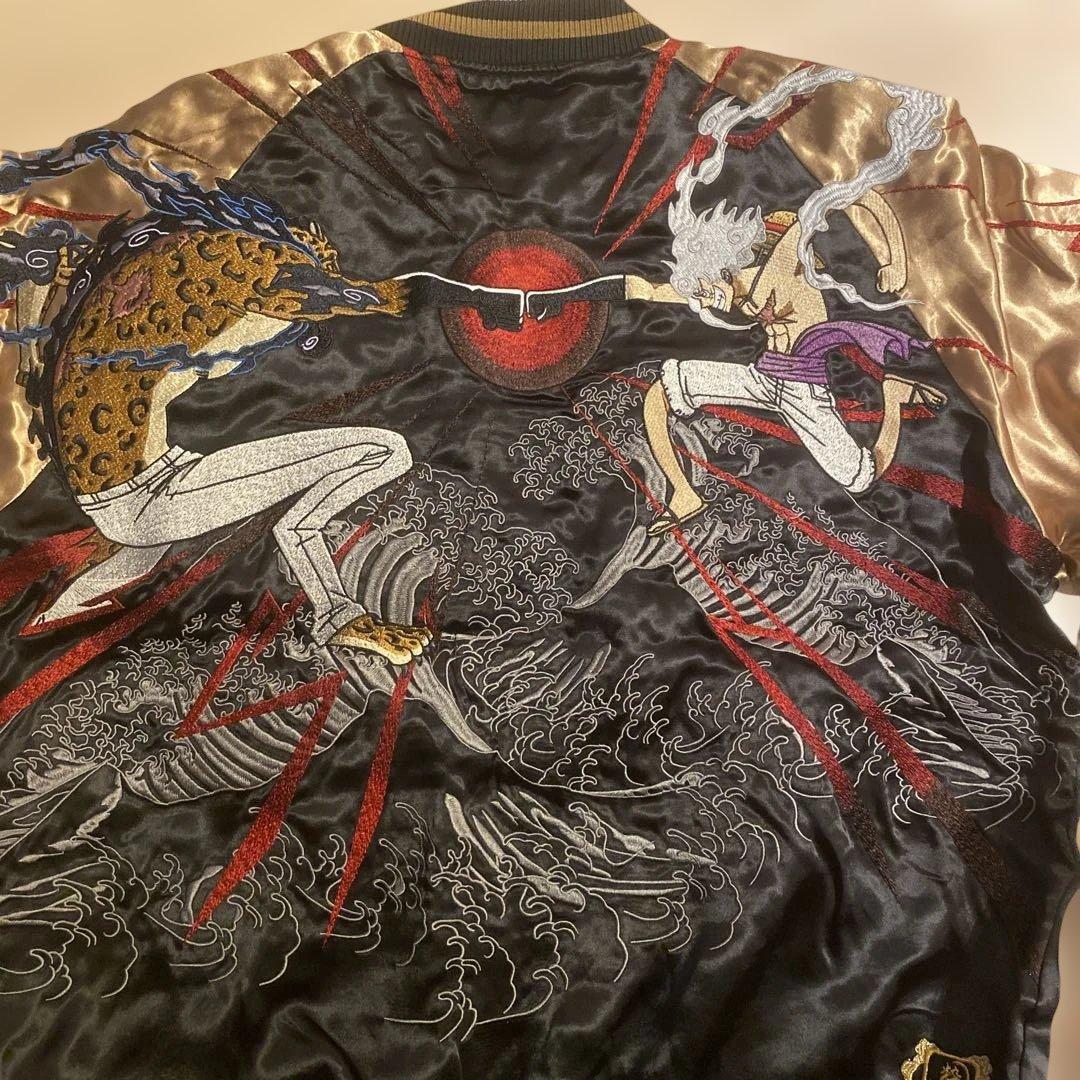 【格安新品】早い者勝ち　絡繰魂 粋 ワンピース スカジャン ルフィvs ルッチ